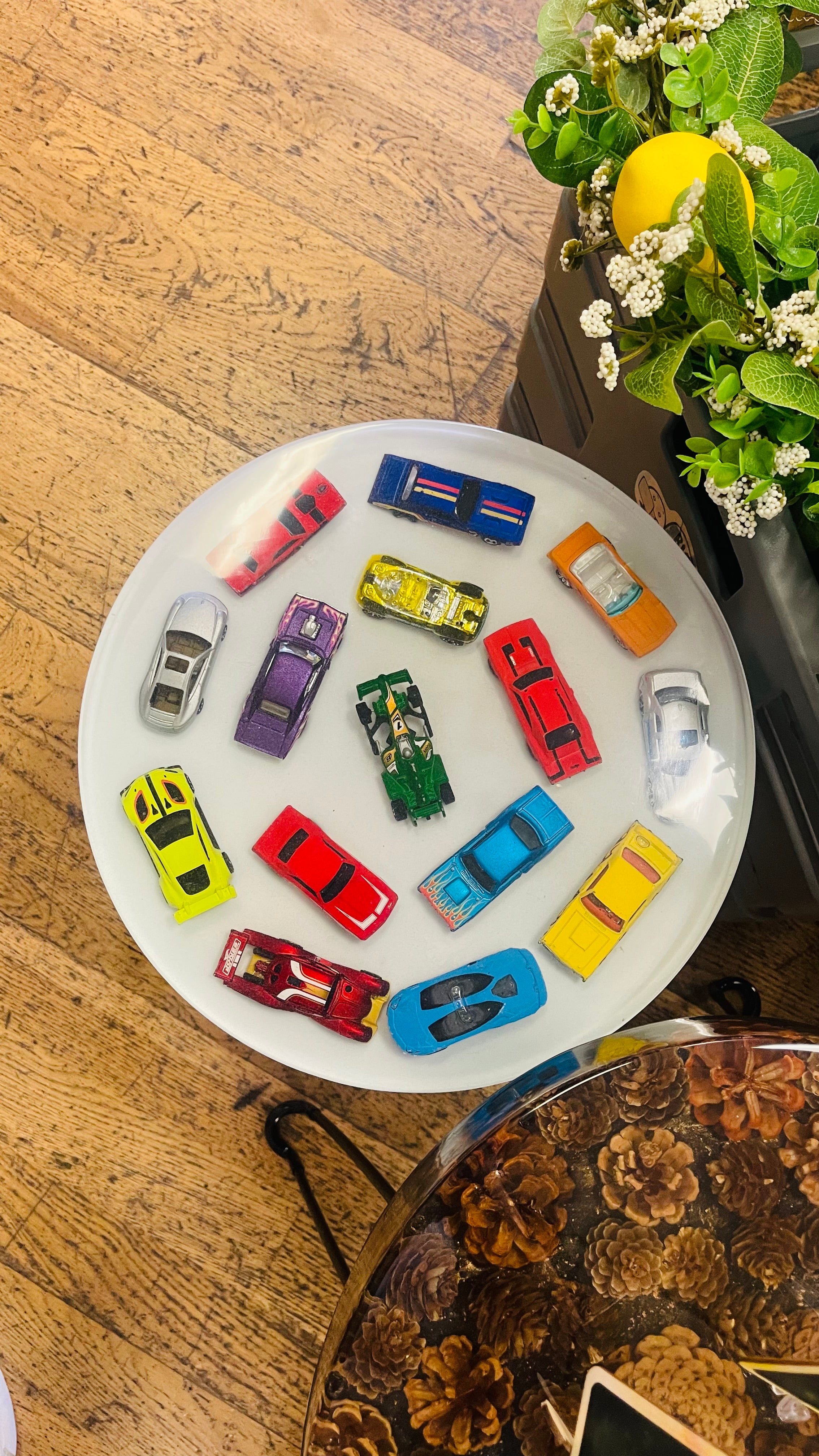 Toy Car Resin Side Table