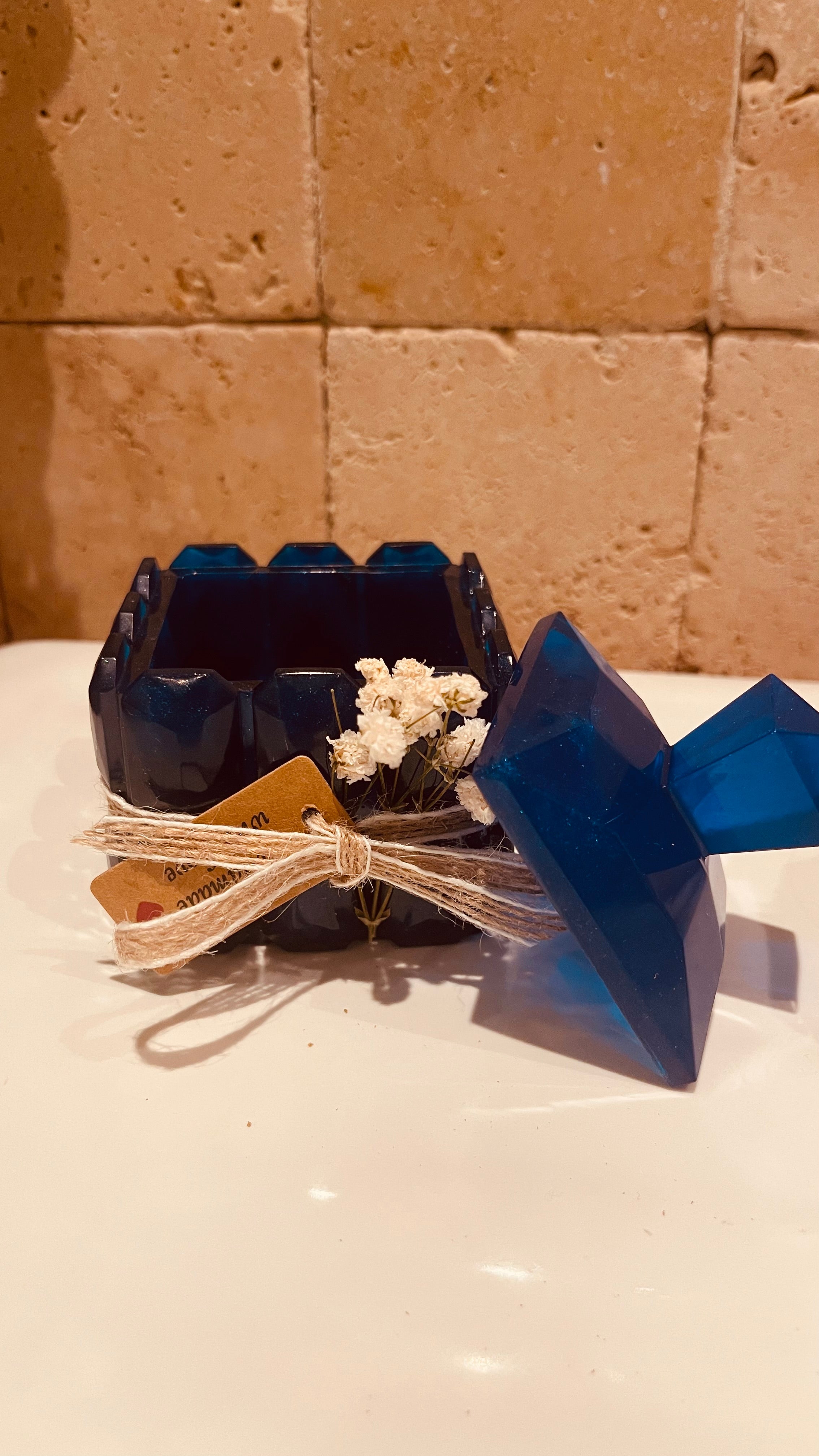 Handcrafted Resin Crystal Box