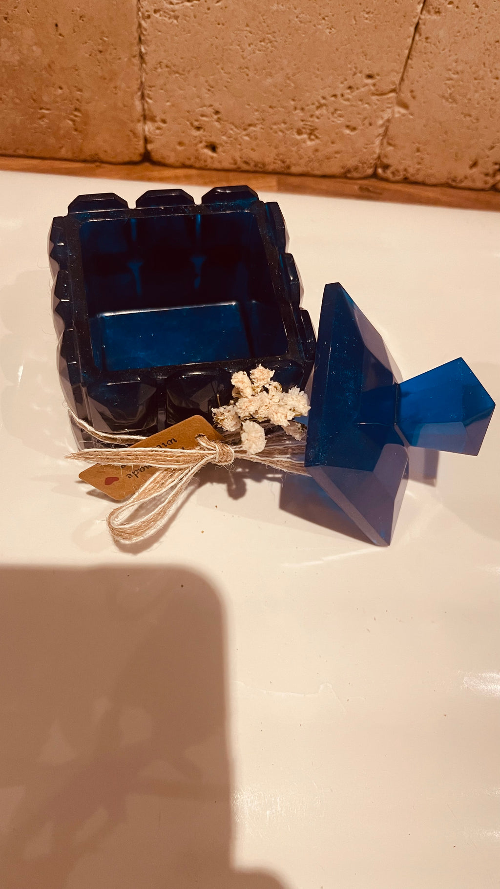 Handcrafted Resin Crystal Box