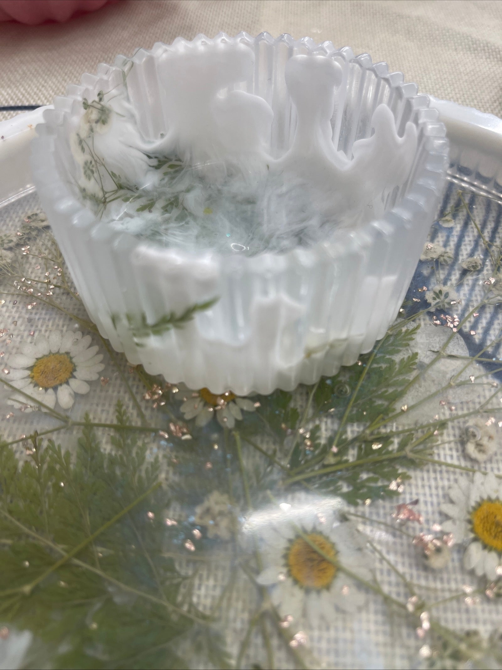 Handcrafted Resin Tray Set