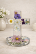 Personalised handmade Memorial Resin Cross